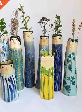 8 Styles Adult Children Shape Flower Vase Creative Handmade