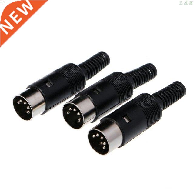 Pcs DIN Male Plug Wire Connector with Plastic Handle Cable