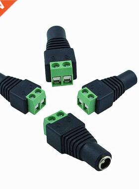 5pcs 10pcs Male Female DC Extension Cable Connector 2.1*5.5m