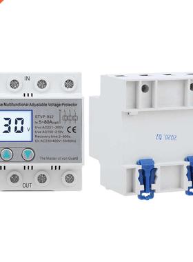 3-Phase Adjuable Voltage Protector LCD Multifunctional Sel