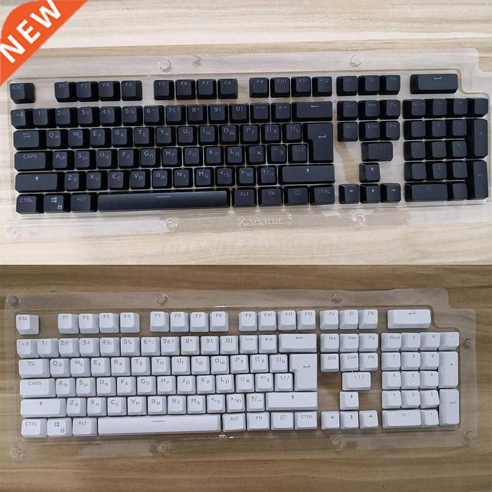 OPEN-SMART 104 Keycaps Russian Translucent Backlight Keycaps