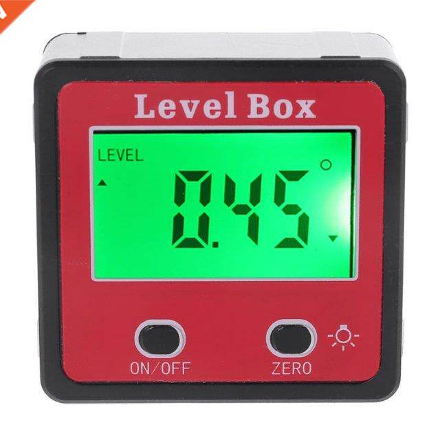 Digital Inclinometer Spirit Level Protractor Angle Gauge Met