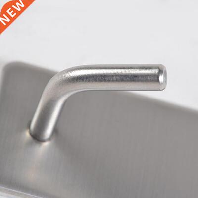 1Pc Self Adhesive Stainless Steel Wall Hook Key Bag Hanger S
