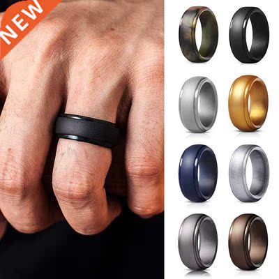Men&Women New Men Silicone Rings 7-12 Size Hypoallergeni