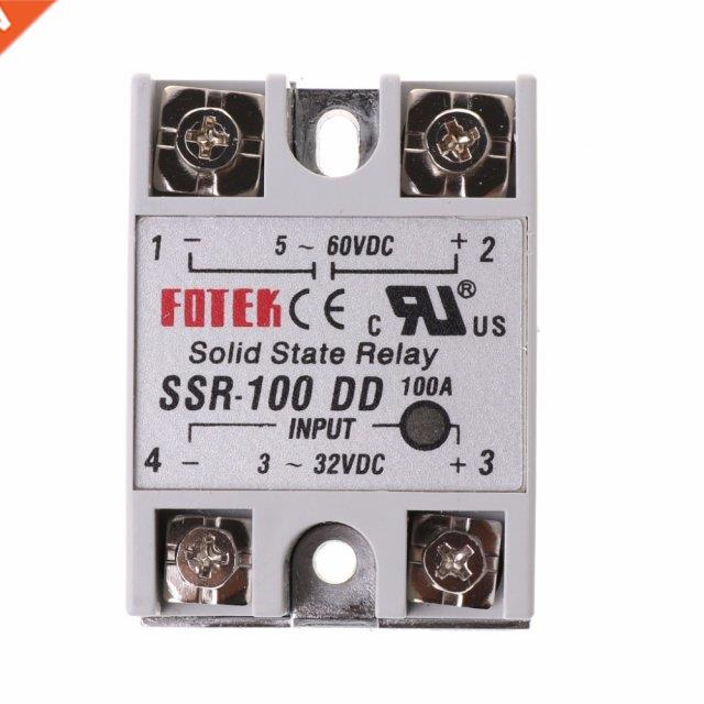 SSR-100 DD Solid State Relay Module 100A 3-32V DC Input 5-60