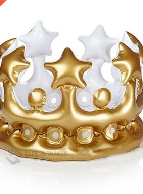 1Pcs reative Custom Inflatable Crown Inflated Hat Event / Fe