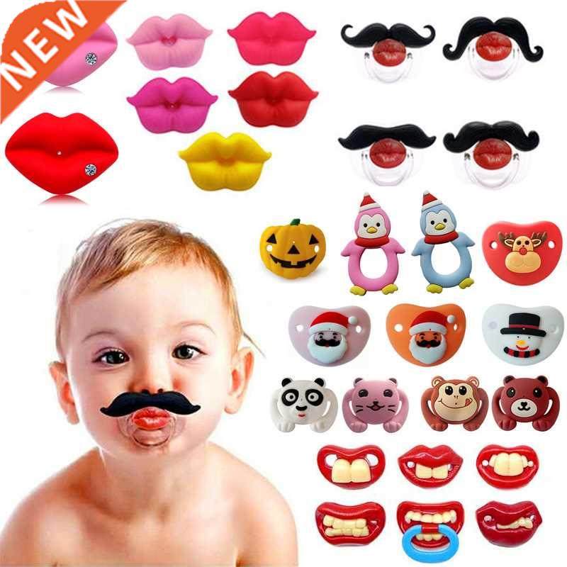 54colors/ Food Grade Silicone Funny Baby Pacifiers Dummy Nip