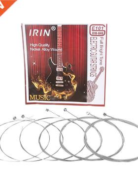 6pcs/set E101 Electric Guitar Strings Steel Core Nickel Allo