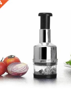 Stainless Fruit Salad Vegetable Onion-Hand Chopper Kitchen C