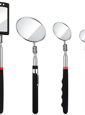 4 Pcs Telescoping Inspection Mirror LED Lighted Flexible Ins