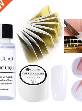 R SGAR Acrylic Powder Poly V Gel Set Kit Crystal Nail Glitte