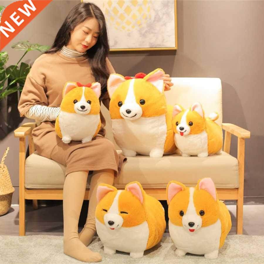 New Fat Corgi Dog Plush Toy Stuffed Animal Cartoon Pillow