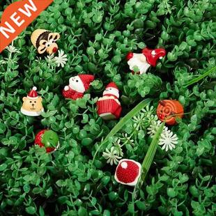 Snowman Santa Claus 8pcs Figurines Christmas Elk Fairy 15pcs