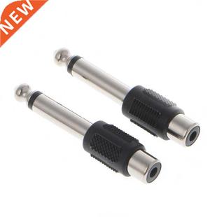 Pcs Plug Female Mono RCA Jack Male 6.35mm