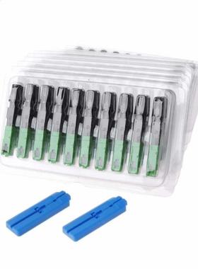 100 Pcs SC/APC Optcal Fast Connector Ear Adapter Fber Embe