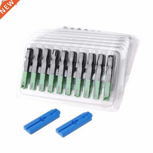 100 Pcs SC/APC Optcal Fast Connector Ear Adapter Fber Embe