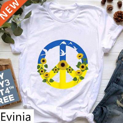 2022 БУКВА Ю Russian Ukrain Inscription Women T-shirts