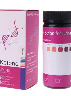100 Strps/Set Ketone Test Strps Urne Tester Reagent Strp