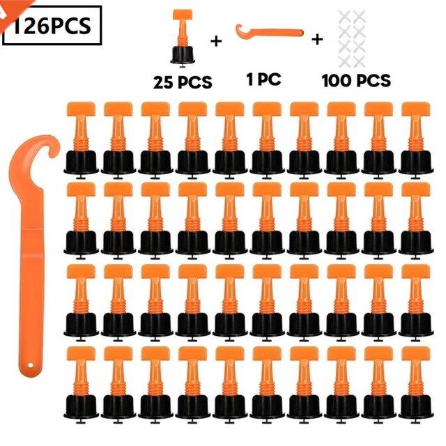 126Pcs Level Wedges Tile Spacers 适用于 Flooring Wall Tile S