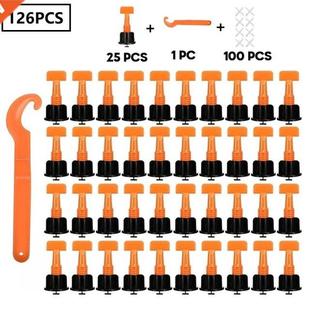 126Pcs Level Wedges Tile Spacers 适用于 Flooring Wall Tile S