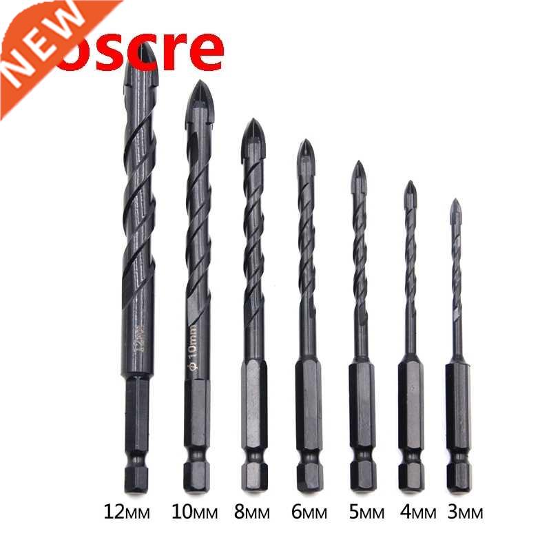 4 Flutes 6.35mm Shank Masonry Drill Bits Tungsten Carbide Ti