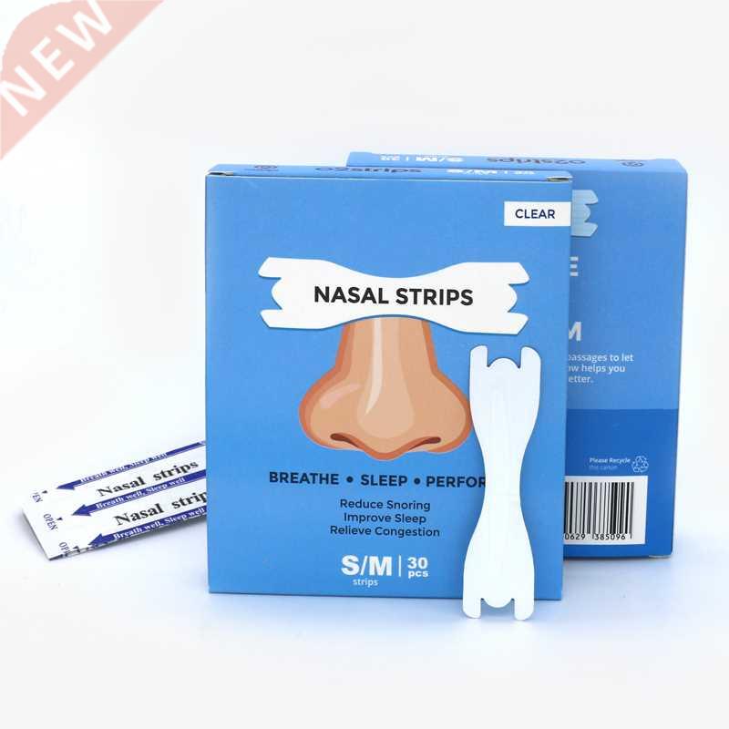 0pcs/Box Transparent Nasal Strips S Snoring Patch Better