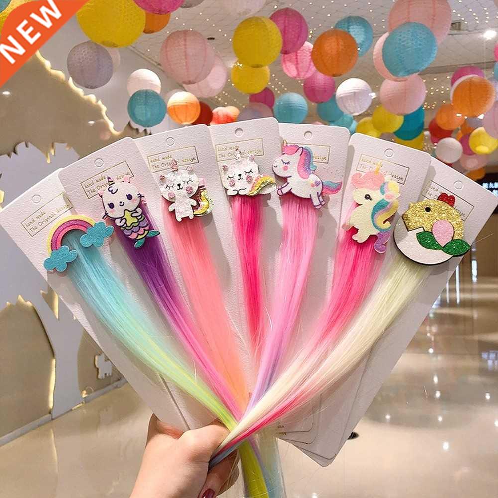 Girls Cute Colorful Cartoon Korean Hair Clips 2021 Sweet Pri