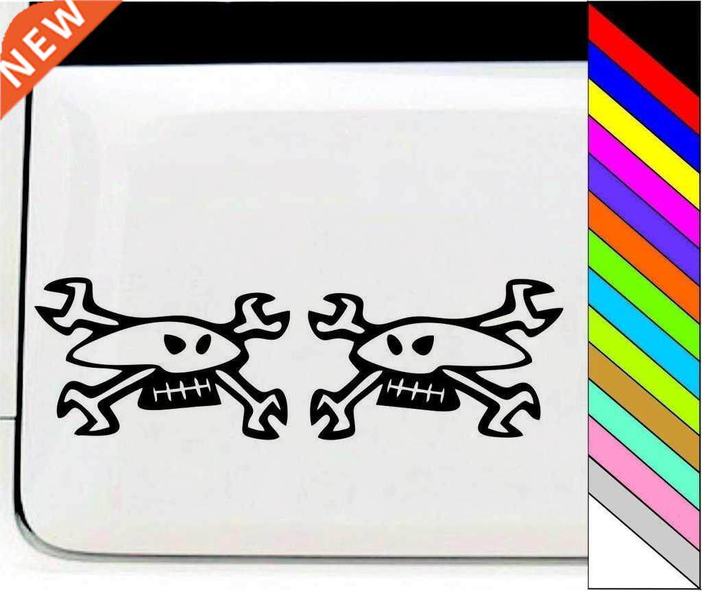 cool guy martin isle of man tt skull vinyl motorcyle decal