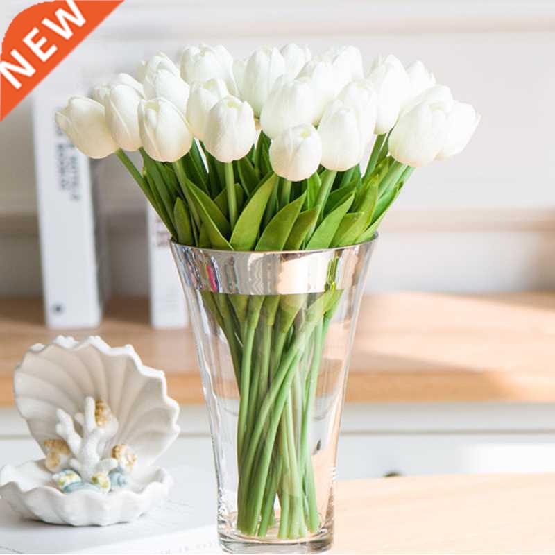 5/10pcs Tulip Artificial Flower Real Touch Artificial Bouque