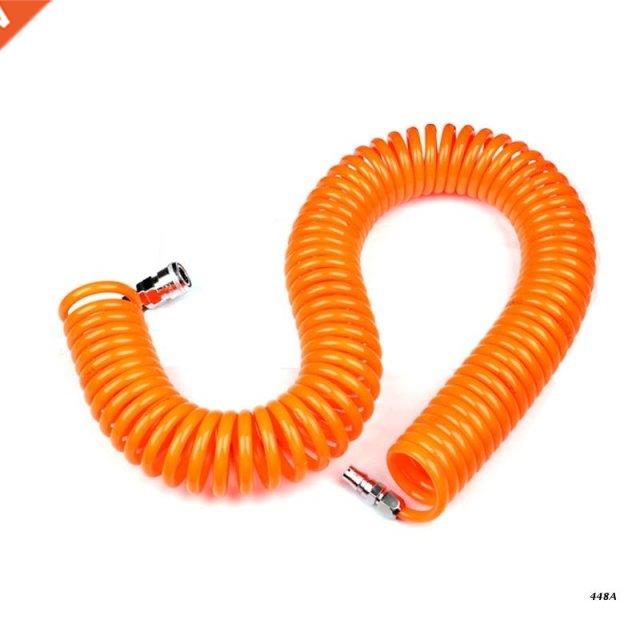 Polyethylene Recoil Air Hose Long with Bend Restrictor Indus