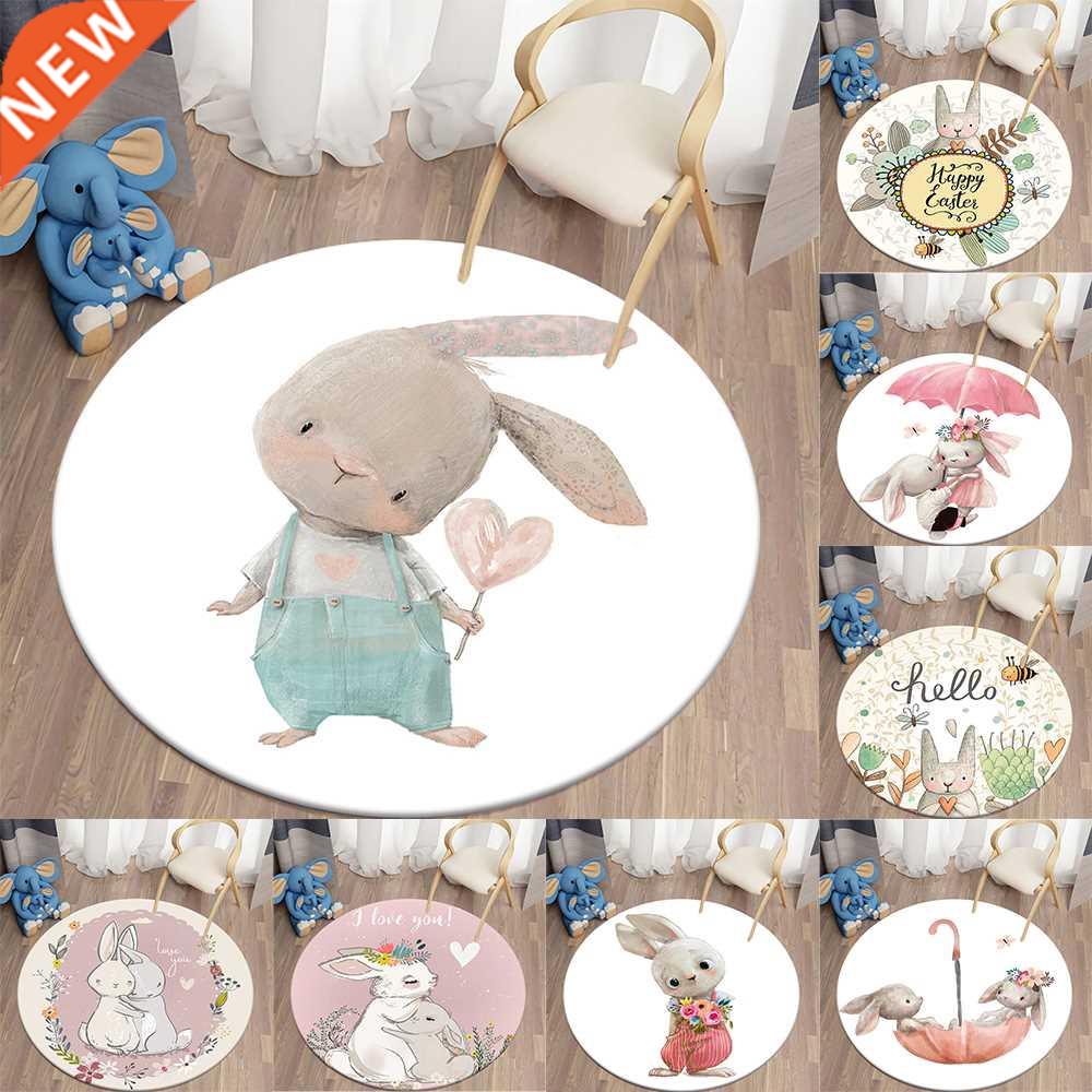 decorative carpet cartoon unny printed area rugs round carp