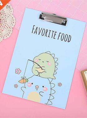 Cute Kawaii A4 Clipboard File Folder Board Writing Pad Clip