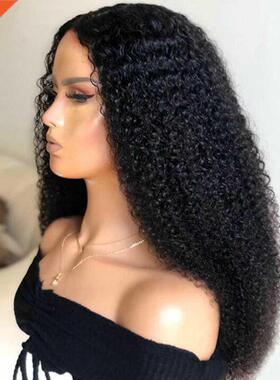 32inch Afro Kinky Curly wave Wig 250 Density Brazilian Human