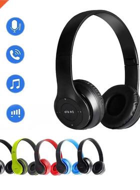 Wireless Headset Bluetooth Headphones Foldable Earphone With