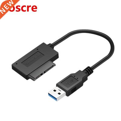 USB 3.0 to 7+6 13Pin Slimline SATA Cable Indicator for Noteb