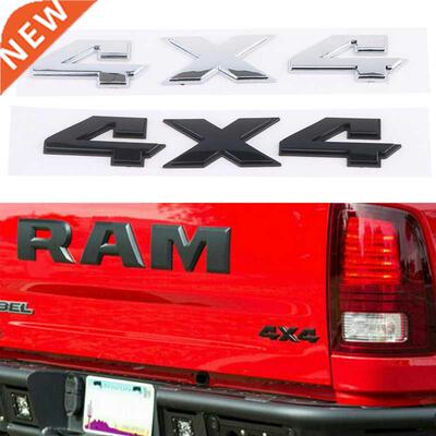 4X4 Rear Tailgate Emblem ABS Badge Waterproof Dodge 2500 35