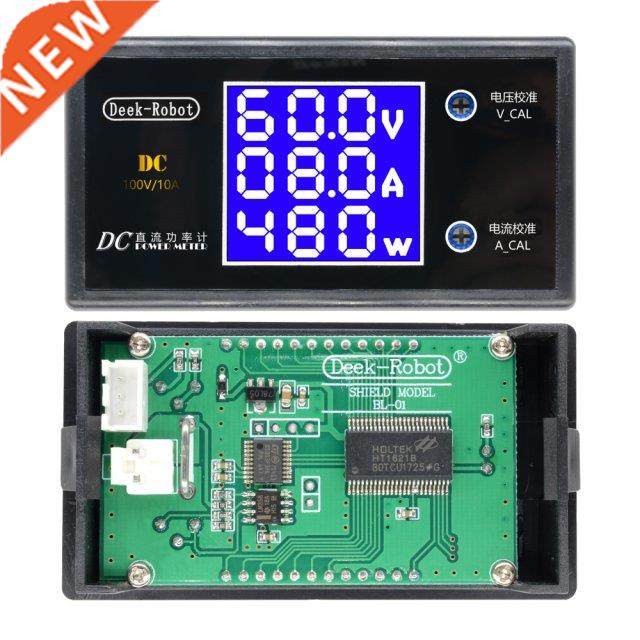 DC 0-100V 5A 10A 250W 1000W LCD Digital Voltmeter Ammeter Wa