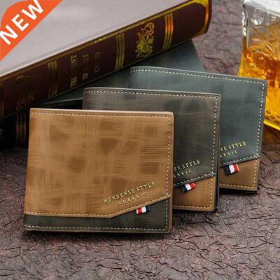 Men Wallet Leather Business Fdable Wallet Luxury Billfd