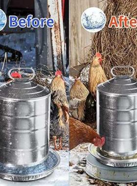2022 New Chicken Waterer Heated Base Poultry Waterer Drinker
