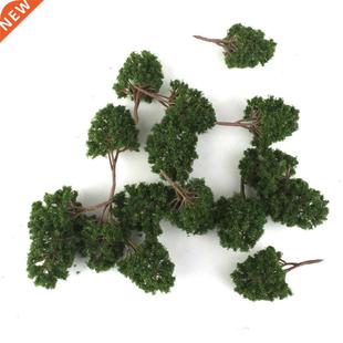 7.5cm Green Train 20pcs Architecture ree Railroad ama Model