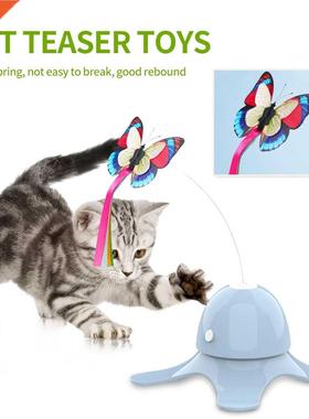 Interactive Cats Exercise Training Toys 360 Circle Flight Bu