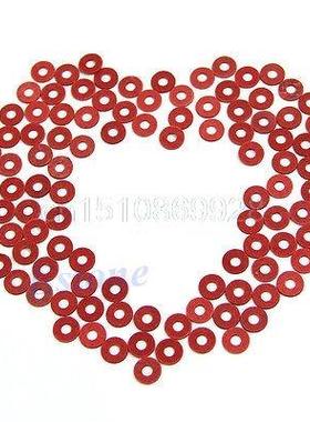 10bags/lot Red M3 Flat Spacer Washers nsulaton Gasket Rng