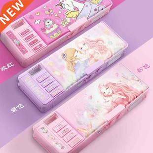 box version Flower function pencil multi stain girl