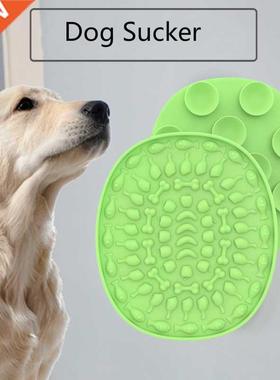 Silicone Dog Lick Mat for Dogs Pet Slow Food Plate Dog Bathi