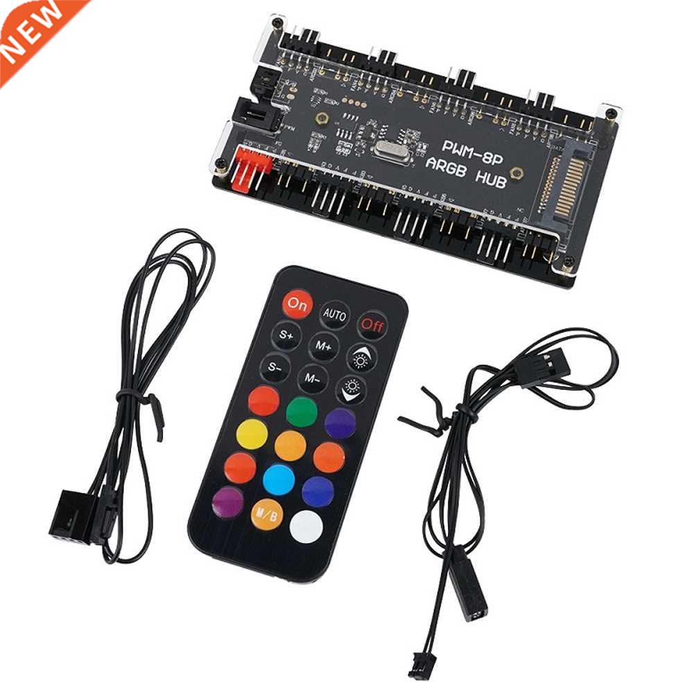 4-pin PWM Square RGB Sync Extended For PC Tidy Space Saving