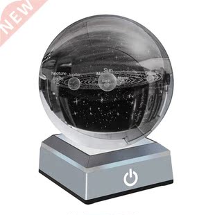80Mm System Engraved Inch .15 Ball Crystal Model Solar