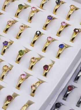 36pcs/lot Fashion Corful Rhinestone Crystal Stainless Stee