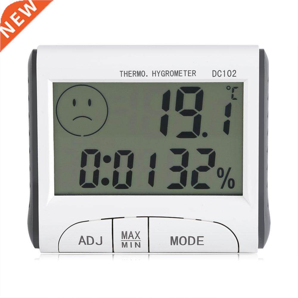 lcd indoor standing thermometer hygrometer temperature humid