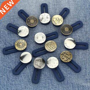 1-5Pcs Free Sewing Button Adjustable Disassembly Retractable