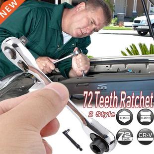 Wrench Inch Quick Socket Ended Double Rod Mini Ratchet